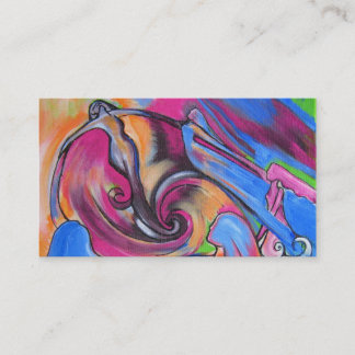 Carte de visite rose de Lovelies de lune