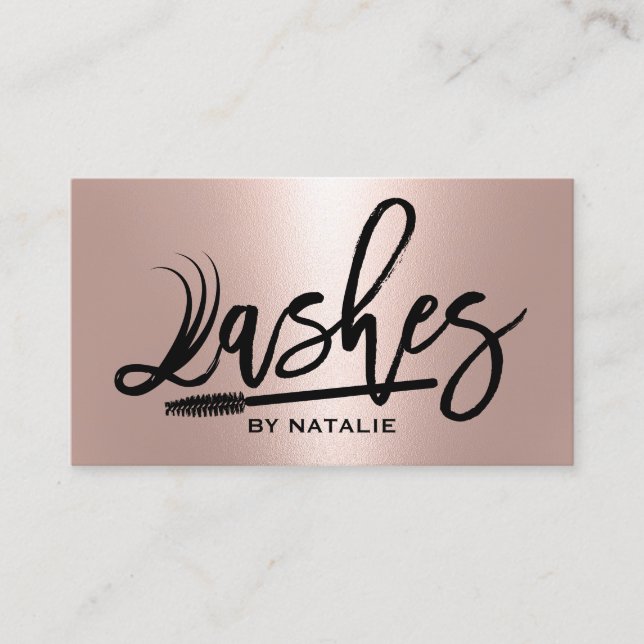 Carte De Visite Rose de maquillage Ortho  (Devant)