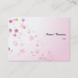 Carte De Visite Rose de Sakura