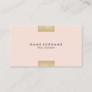 Carte De Visite Rose en pastel chic imprimé par Papier d'emballage