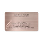 Rose Gold brossé métal mobile Agent de prêt de not