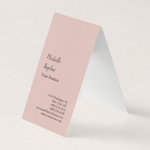 Carte De Visite Rose Gold Modern Professional Exclusive