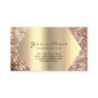 Rose Gold Parties scintillant maquillage Artiste L