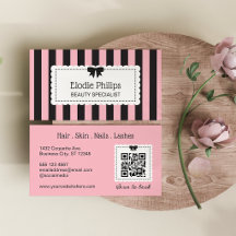 Rose noir chic rayures bords festonnés et nœud