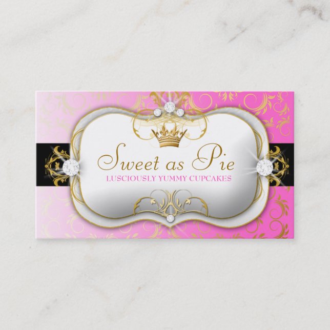 Carte De Visite ROSE ROSE divin d'or de 311 Ciao Bella (Devant)