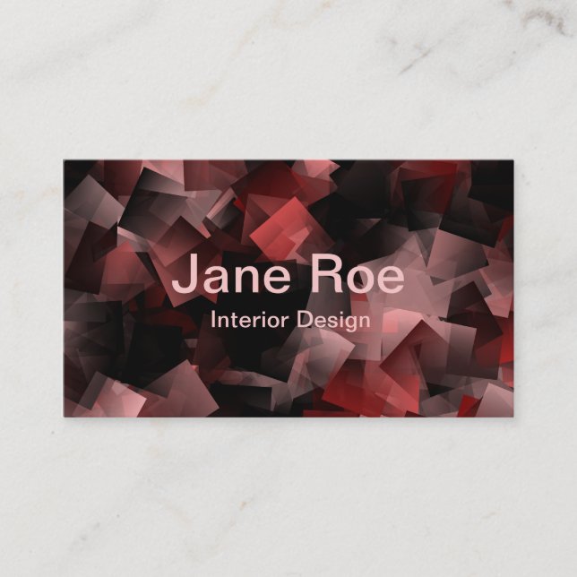 Carte De Visite Rose Sticky Notes (Devant)