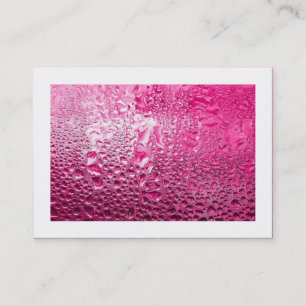 Carte De Visite Rose vapeur (bordé)