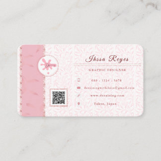 Carte de visite Rosegold esthétique