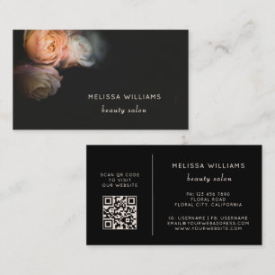 Carte De Visite Roses Dark Romantic