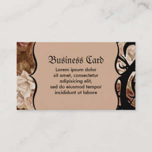 Carte De Visite Roses Et Épines Anciens