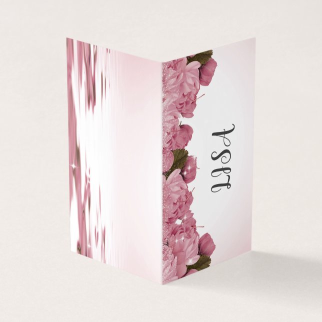 CARTE DE VISITE ROSES ROSES ROSES (Extérieur)