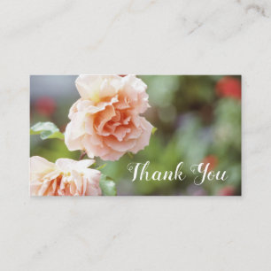 Carte De Visite Roses roses roses antiques Jardin Rose Merci Flora
