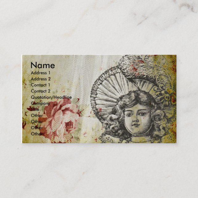 Carte De Visite Rosey Dolly (Devant)