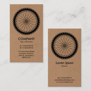 Carte De Visite Roue VTT - Carton