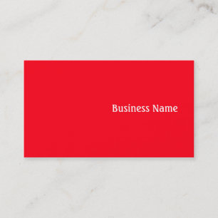 Carte De Visite Rouge