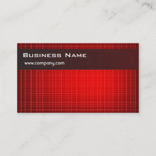 Carte de visite rouge de pointe