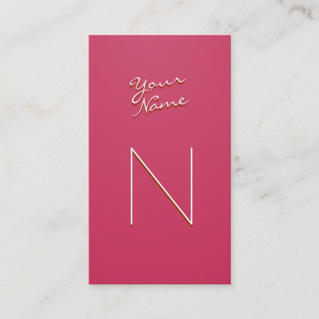 Carte De Visite Rouge de rouge à lèvres de mode de Groupon (Devant)