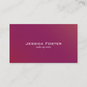 Carte De Visite Rouge & Magenta