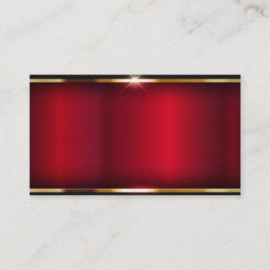 Carte De Visite rouge , or , &gris
