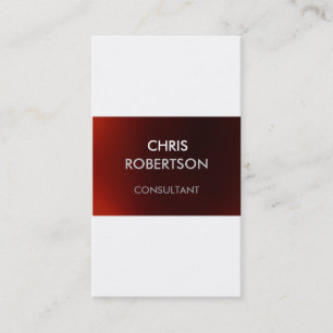 Carte de visite rouge rouge noir blanc vertical