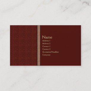 Carte De Visite Rouge royal
