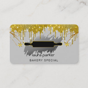 Carte De Visite Rouleau à pâtisserie Boulangerie Pâtisserie Traite