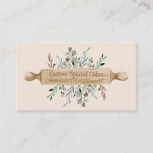 Carte De Visite Rouleau à pâtisserie de cuisine de boulangerie bei
