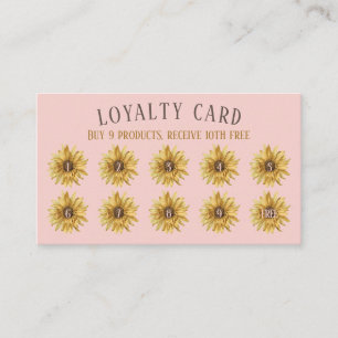Carte De Visite Rouleau à pâtisserie rose Loyauté rustique Fleurs 