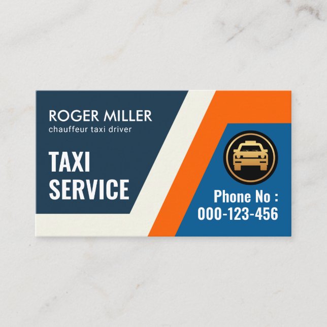 Carte De Visite Route des vents Destinations de taxis (Devant)