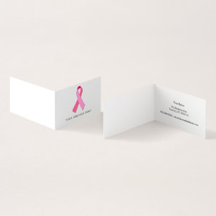 Carte De Visite Ruban rose