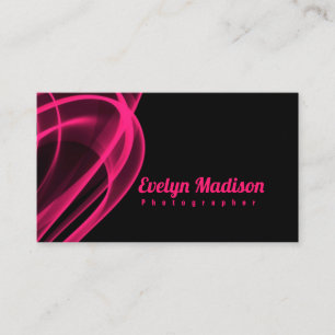 Carte De Visite Rubans fumés Abstrait u797