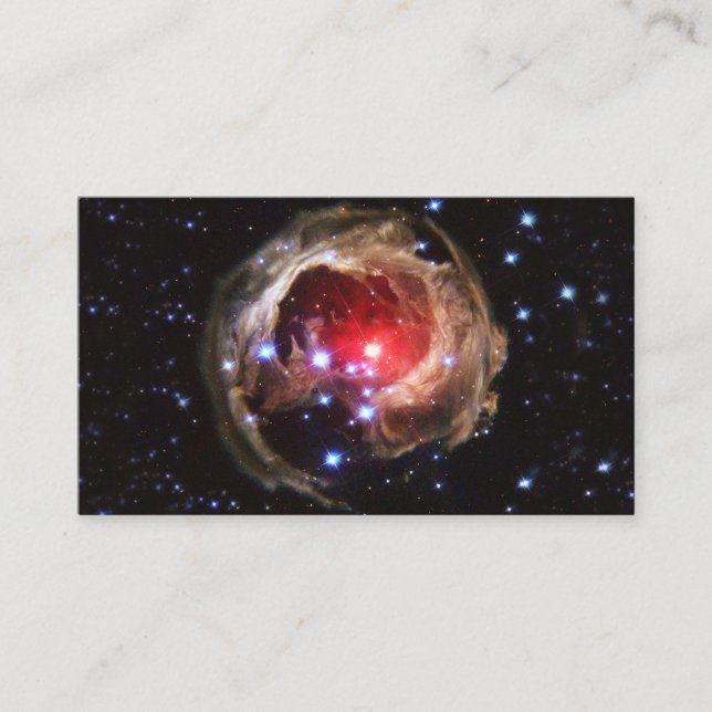 Carte De Visite Ruby Red Supergigantesque étoile poussière (Devant)
