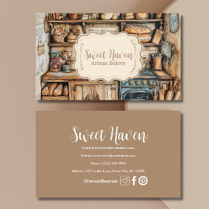 Carte De Visite Rustic Bakery Junk Journal