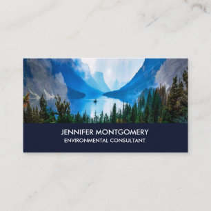 Carte De Visite Rustic Country Mountains Nature Pittoresque