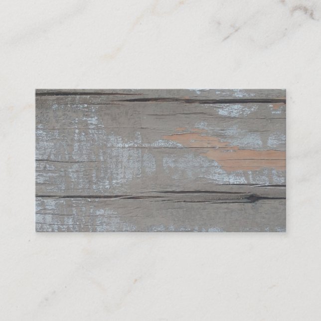 Carte De Visite rustic planks (Devant)
