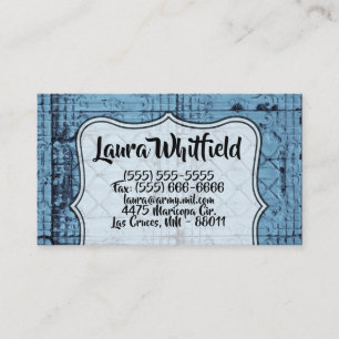 Carte de visite Rustic Tin Panneau Plafond Pays Ou