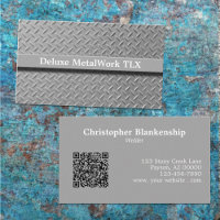 Rustique Tradesman de plaque de diamant QR Code Mo