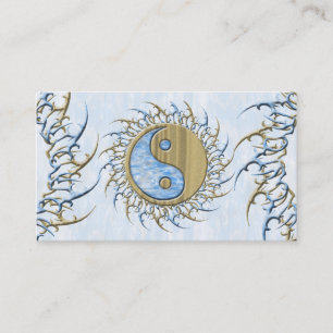 Carte De Visite Sable et eau de la tribu Yin Yang