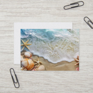 Carte De Visite Sable et mer
