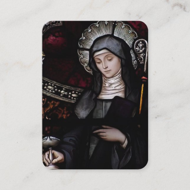 Carte De Visite Saint-Brigide de Kildare Prière religieuse (Devant)