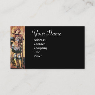 CARTE DE VISITE SAINT GEORGE ET DRAGON