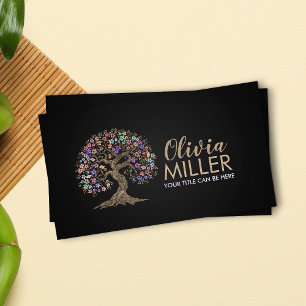 Carte De Visite Sakura Tree - Feuillage coloré