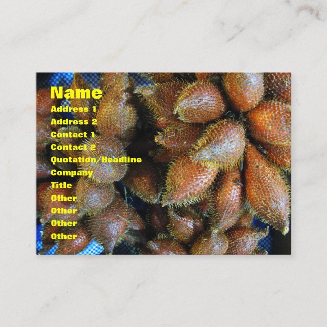 Carte De Visite Salak [Fruit de serpent] (Devant)