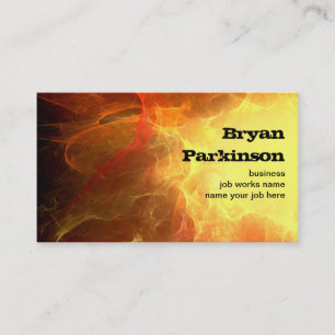 carte de visite sale du feu