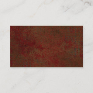 Carte De Visite Sale rouge foncé