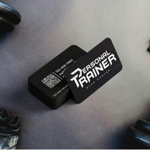 Carte De Visite Salle de fitness de l'entraîneur personnel Personn