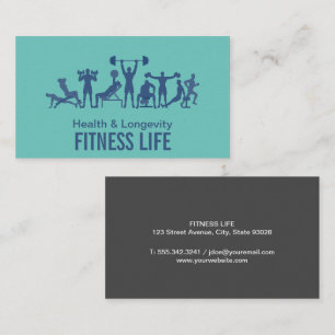 Carte De Visite Salle De Fitness Formation pratique