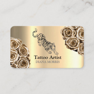Carte De Visite Salon Artiste De Tattoo
