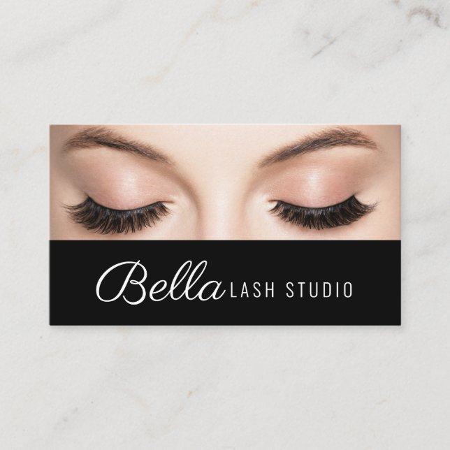 Carte De Visite Salon Brosses et Lashes (Devant)