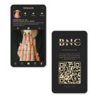 Salon d'artistes de ongles moderne Instagram noir